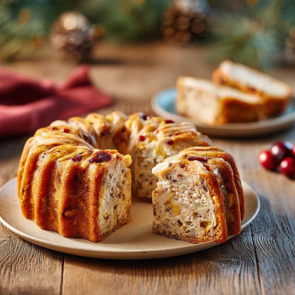 Turkey and Cranberry Festive Dog Cake